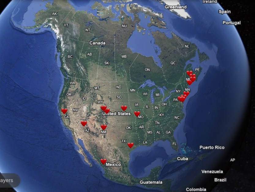 Earth Stewards 13 - North America's Heartmap - 2024